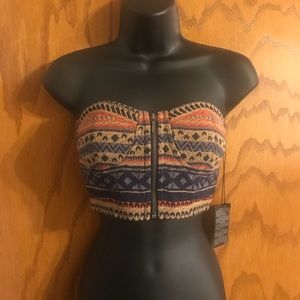 NWT S Aztec crop top